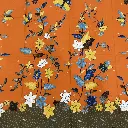 BATIK TULIS CIREBON BUNGA KUNING ORANGE CANTIK 1.webp