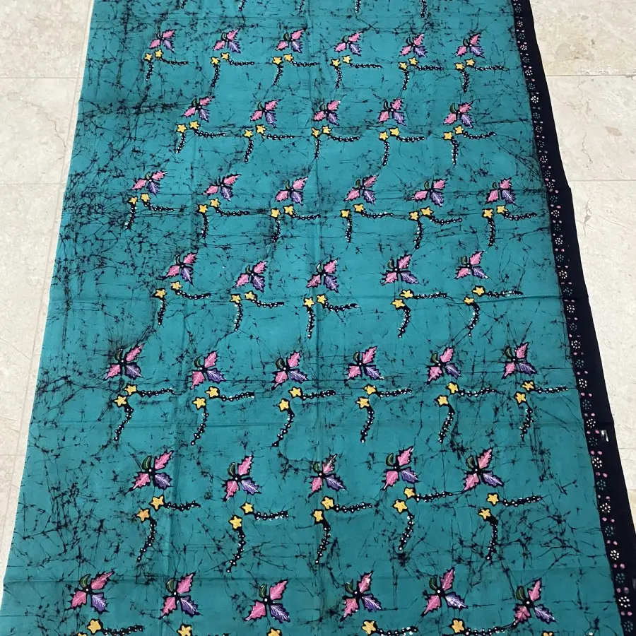 BATIK TULIS BAKARAN HIJAU BUNGA KUNING PINK 2.webp