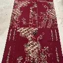 batik tulis pola kemeja merah emas 1.webp