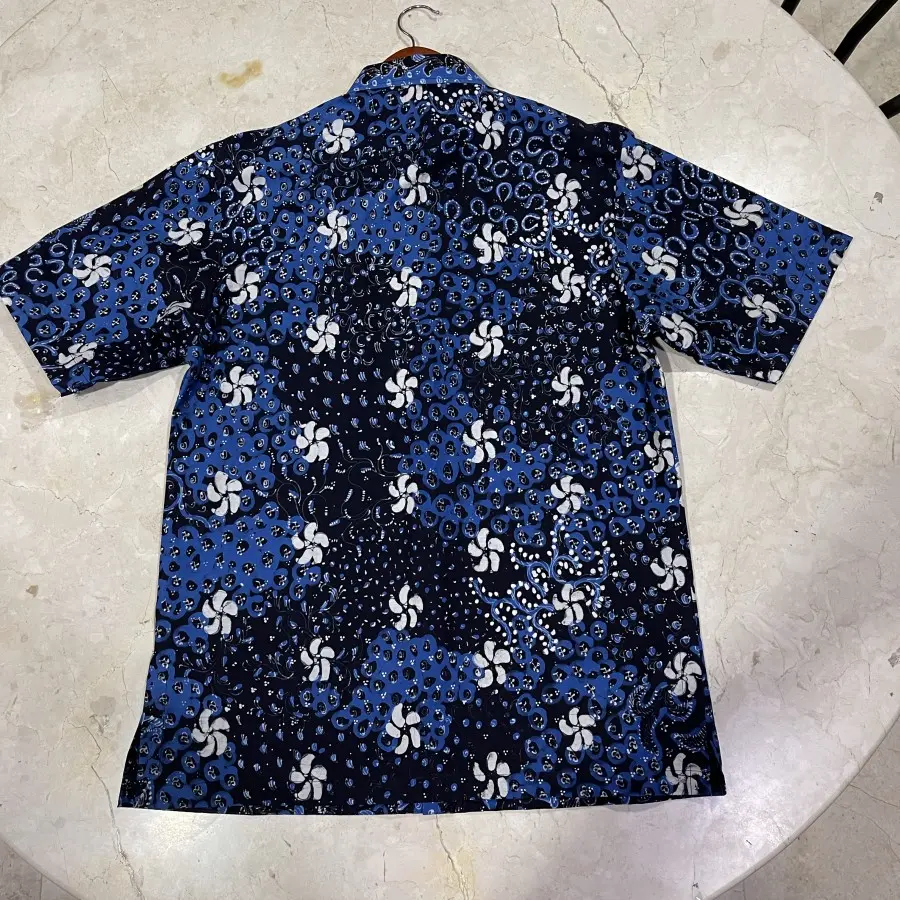 KEMEJA BATIK TULIS LASEM SIZE L BIRU HITAM 2.webp