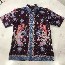 KEMEJA BATIK TULIS MOTIF BURUNG HONG SIZE L 1.webp