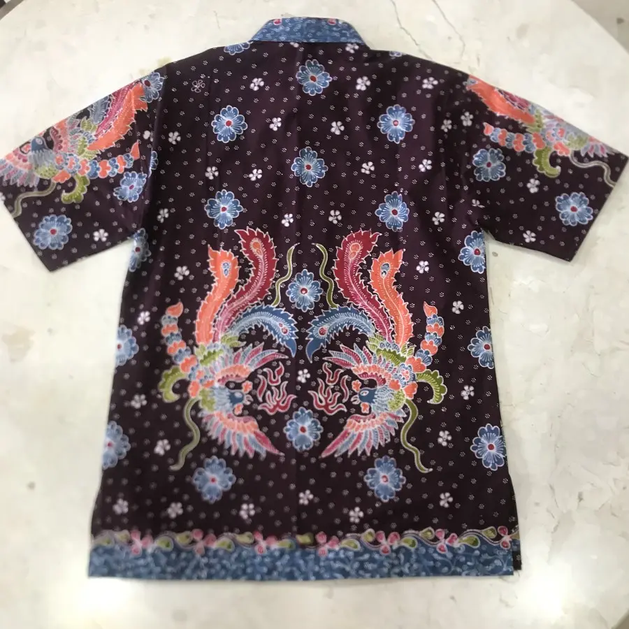 KEMEJA BATIK TULIS MOTIF BURUNG HONG SIZE L 2.webp