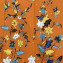 KAIN BATIK TULIS CIREBON BUNGA KUNING ORANGE