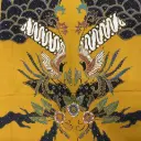 KAIN BATIK TULIS POLA KEMEJA MOTIF BURUNG KUNING