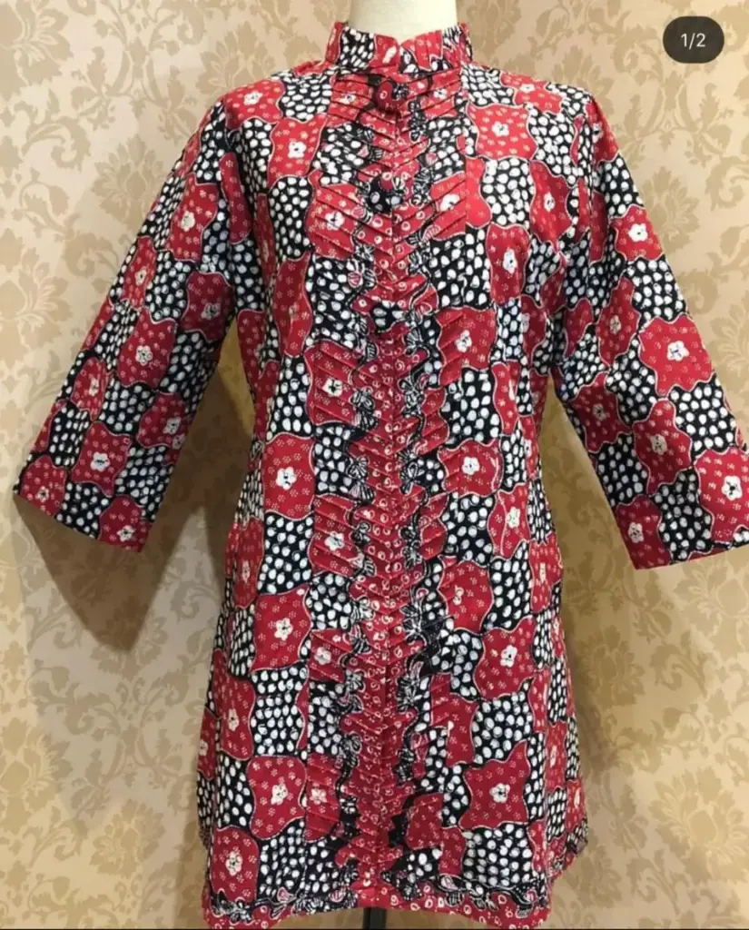 BLOUSE PANJANG BATIK TULIS LASEM
