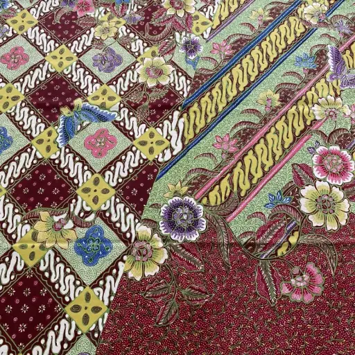 KAIN BATIK TULIS HOKOKAI PRIMISSIMA COLORFUL PAGI SORE