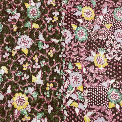 KAIN BATIK TULIS LASEMAN PAGI SORE COLORFUL