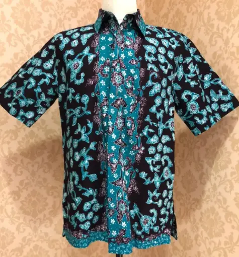 KEMEJA BATIK TULIS LASEM MEWAH DAN MURAH SIZE L