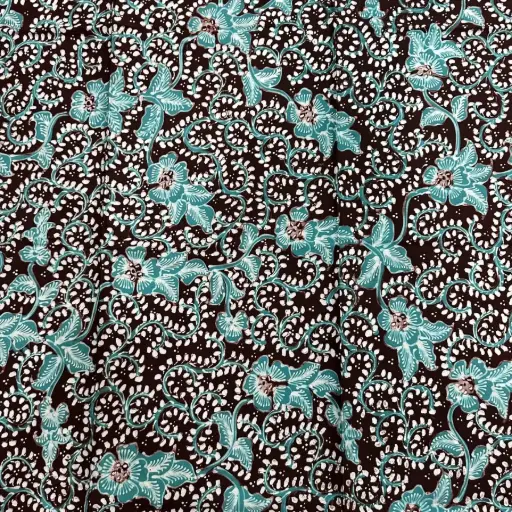 KAIN BATIK TULIS LASEM LATOH COKLAT DAN TOSCA