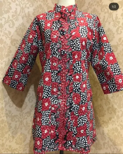 BLOUSE PANJANG BATIK TULIS LASEM